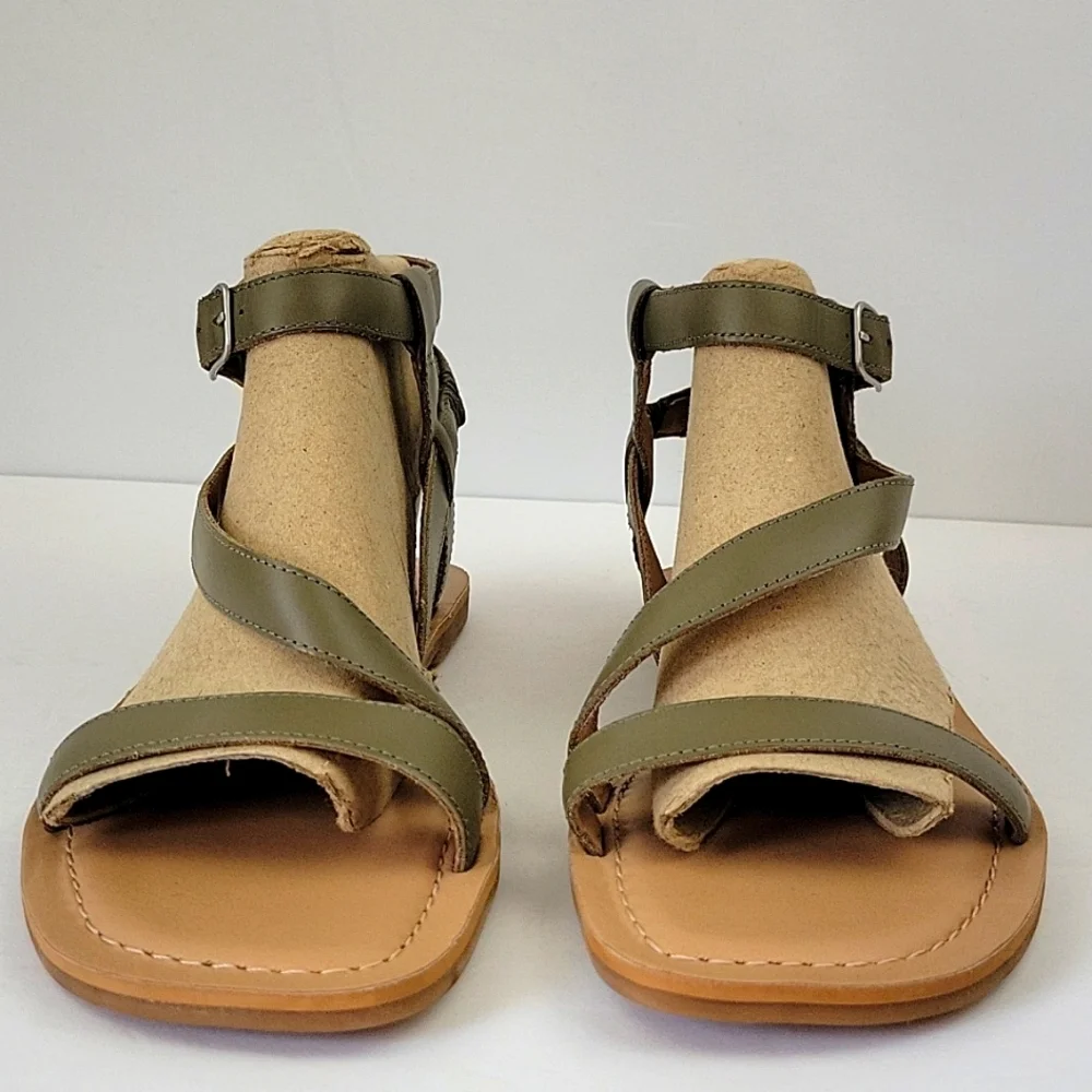 Lucky Brand Byleth Gladiator Sandals Sage Green Size 9 NWOT